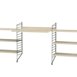 String samsetning – Skrifstofa D – Svart/Askur