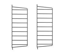 Uppistöður Vegg 50x20, 2/pk - Svartur