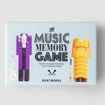 Minnisspil MUSIC blue multi