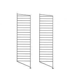 Uppistöður Gólf 115x30, 2/pk - Svartur