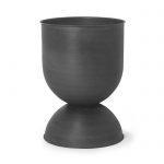 Blómapottur HOURGLASS M svartur