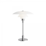 PH 3 1/2 - 2 1/2 Borðlampi 60W gler/króm