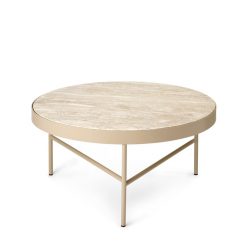 Borð TRAVERTINE L cashmere