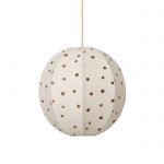 Lampaskermur DOTS útsaumaður