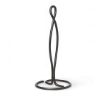 Eldhúsrúllustandur CURVATURE svart brass