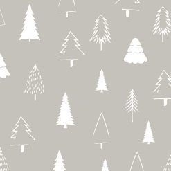 Servíettur WOODS 33x33 sand/white