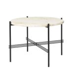 Borð TS COFFEE Ø55 Netutral Wht Traverti