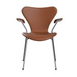 Stóll SJÖAN m/örmum, heilb.leður Essenti