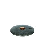 Kertastjaki CHAMBER grænn/brass