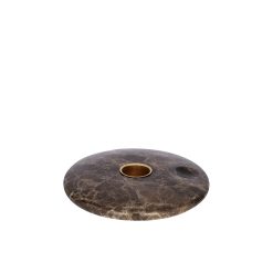 Kertastjaki CHAMBER brúnn/brass