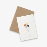 Kort BALLOONS - it´s your big day