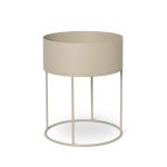 Blómastandur PLANT BOX ROUND cashmere