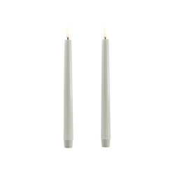 Batterískerti Dusty Green W2,3xH25 2/pk