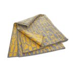 Teppi LOOPS 130x200 grátt/gult