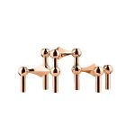 Kertastjaki STOFF Nagel 3/pk rose gold