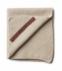 Borðtuska prjónuð - Light Stone