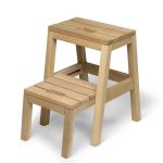 Trappa DANIA STEP LADDER, eik