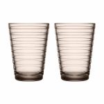 Glas AINO AALTO 33cl 2stk, linen
