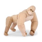 Tréstytta MINI GORILLA eik/hlynur