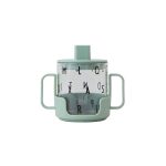 Glas m/stút og haldi KIDS green