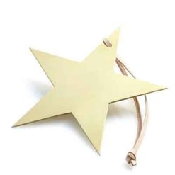 Jólaskraut STAR brass