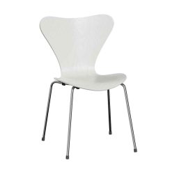 Stóll SJÖAN, LAZUR LAKKAÐUR VIÐUR - Hvítur