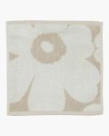 Handklæði UNIKKO 30x30, beige/white