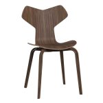 Stóll GRAND PRIX viðarfætur, hnota