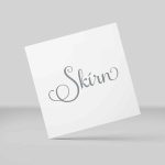 Tækifæriskort Skírn silfur 10x10