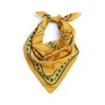 Hálsklútur HAY DOGS 55x55 ochre