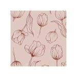 Servíettur TULIPA 33x33 blush