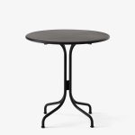 Borð THORVALD SC96 Ø70, Warm Black