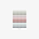 Límmiðar MINI HEARTS