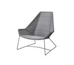 Stóll BREEZE hátt bak án sessu, ljósgrár