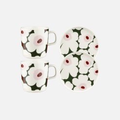 Morgunverðarsett UNIKKO 4/pk hv/gr/bl---