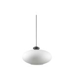 HITI U3 Hengilampi Ø40 eik, svart, opal