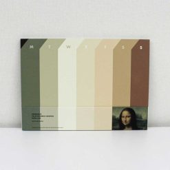 Dagatal WEEKLY DESKPAD Mona Lisa