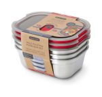 Box MULTI STEEL FOOD 3/pk Small 600ml