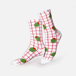 Sokkar EAT MY SOCKS FLAT, Olive