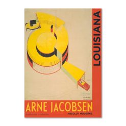 Plakat ARNE JACOBSEN Fremtidens hus A1