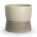 Blómapottur á gólf TWO TONE L, dune grey