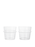 Glas BOYA low 2/pk Ø:8.8xH:8 clear