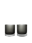 Glas RIPPLE TUMBLER 25cl 2/p smoked grey