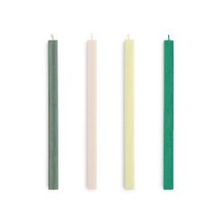 Kerti SQUARE 4/pk H24 greens/whites