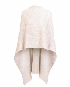 Alpaca slá / Rib Cape, Cream