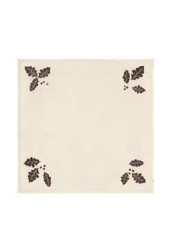 Jólatrésdúkur OAK square 120x120 natural