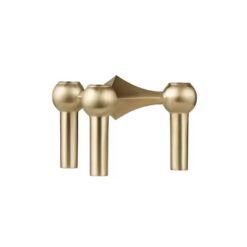 Kertastjaki STOFF Nagel brushed brass