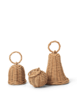 Jólaskraut BRAIDED BELL BAUBLES 3/pk