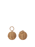 Jólaskraut BRAIDED BAUBLES 2/pk natural