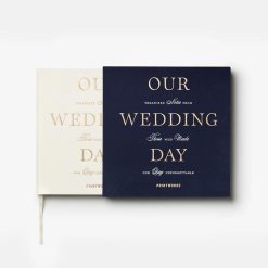 Gestabók WEDDING dark blue